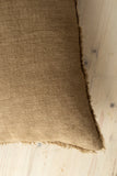 Lina Linen Pillow | Hazelnut 24"