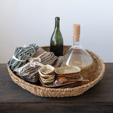 Handwoven Seagrass Round Tray
