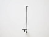 Single Armed Iron Candle Holder | Black