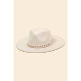 Curb Chain Fedora Hat