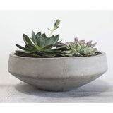 Newport Concrete Low Bowl