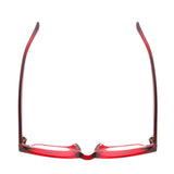 Sophie | Transparent Red | Blue Light