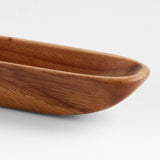 Acacia Wood Olive Serving Tray