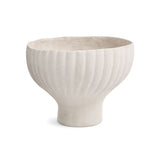 Pam Fluted Paper Mache Bowl