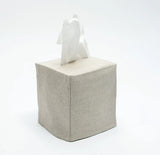 Athena Linen Tissue Cover | Oatmeal