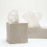 Athena Linen Tissue Cover | Oatmeal