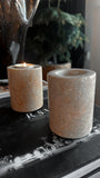 Travertine Pillar Tea Light Holder