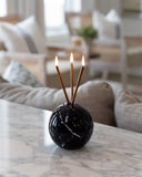 Neva Vase Black Marble | Everlasting Candle