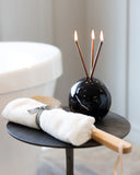 Neva Vase Black Marble | Everlasting Candle