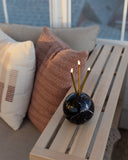 Neva Vase Black Marble | Everlasting Candle