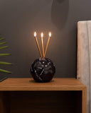 Neva Vase Black Marble | Everlasting Candle