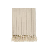 Pinstripe Hammam Bath Towel | Stone