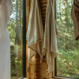 Pinstripe Hammam Bath Towel | Stone