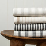 Bengal Stripe Hammam Bath Towel | Black