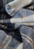 Small Recycled Wool Blanket | Bannockbane Silver Tartan