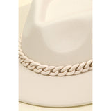 Curb Chain Fedora Hat