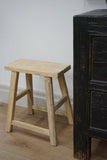 Daisy Reclaimed Wood Stool | Counter Natural