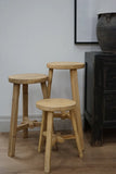 Dobbie Reclaimed Wood Stool | Counter
