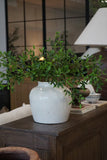 Isla White Pot | Contemporary
