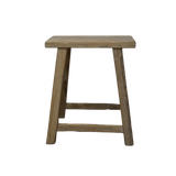 Daisy Reclaimed Wood Stool | Counter Natural