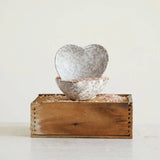 Stoneware Heart Shaped Dish