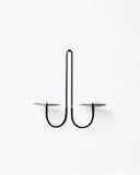 Double Armed Iron Candle Holders