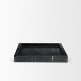  Black Marble Square Tray