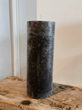 Textured Pillar Candle |  Black Large