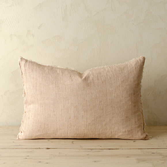 Lina Linen Pillow | Peony 16x24