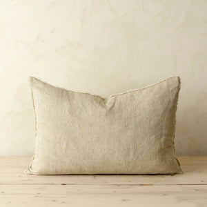 Lina Linen Pillow | Driftwood 16x24