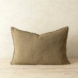 Lina Linen Pillow | Fennel 16x24