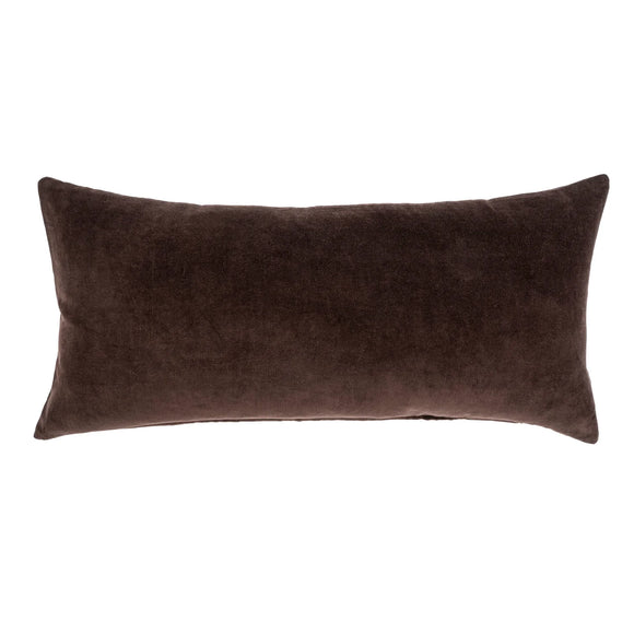 Vera Velvet Pillow 14x31 | Sangria