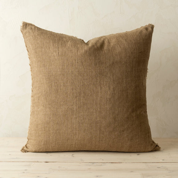 Lina Linen Pillow | Hazelnut 24