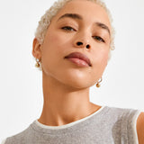 PILGRIM AIR hoop earrings