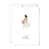 Birthday Girl | Watercolour Illustrated Birthday Card