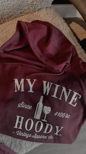 VINTAGE HOODIE " MY WINE"