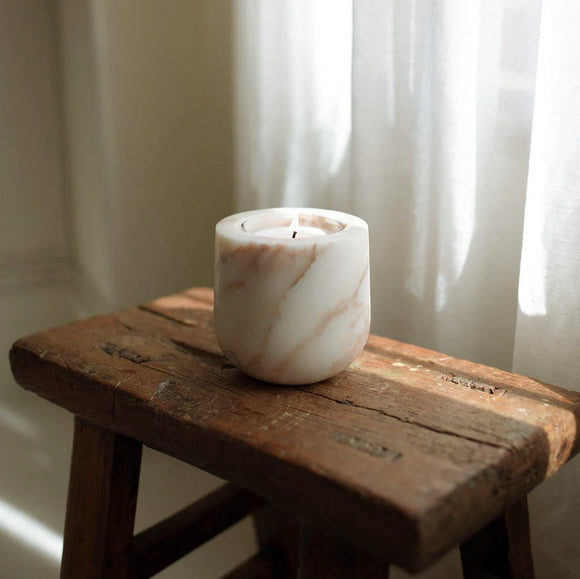 Calacatta Gold Marble Refillable Vessel