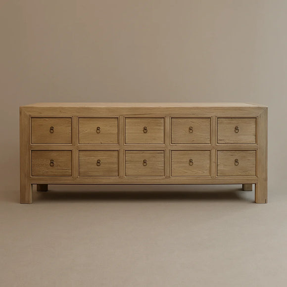 Reid 10 Drawer Reclaimed Wood Sideboard