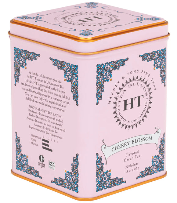 Cherry Blossom Green Tea Tin | Harney & Sons