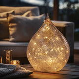 Teardrop Crackle Glass | 2 Colours
