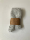 FLUFFY ANGORA SOCKS | NEUTRAL