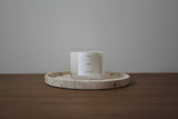 Conrad Round Travertine Tray