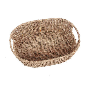 Willow Seagrass Oval Tray