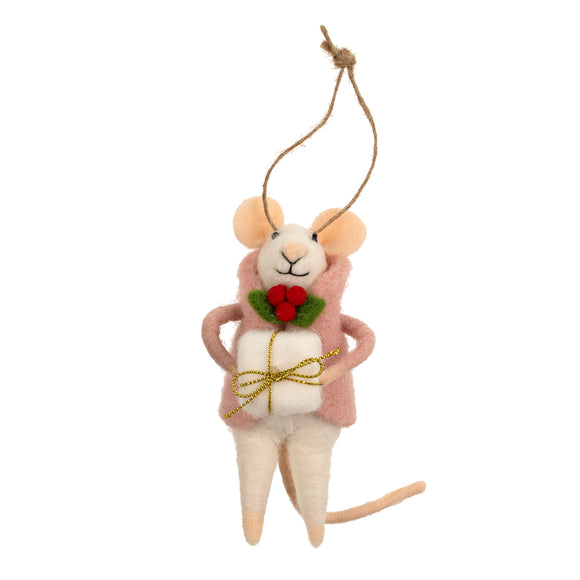 Gifting Gracie Mouse Holiday Ornament