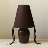 Aubergine Grande Bows Table Lamp