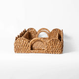 Braided Bankuan Trays w/ Handles & Scalloped Edge