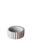 Fluted White Marble Dish