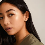 PILGRIM LEAH Earring Gold Plated