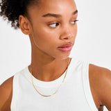 PILGRIM NIKITA  herringbone chain necklace