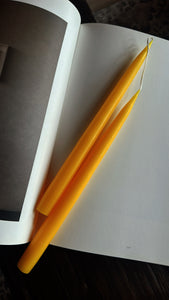 Danish Taper Candle 12" | Lemon
